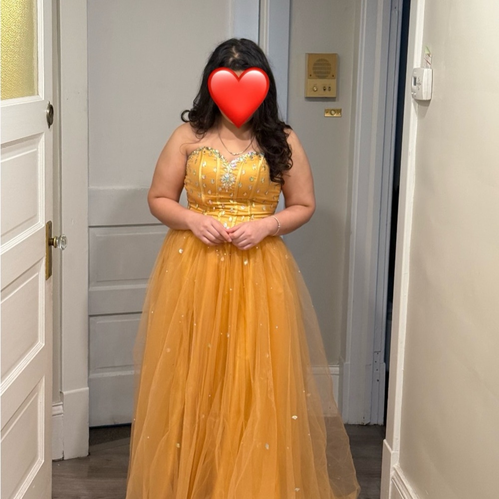Elegant Gold Dress